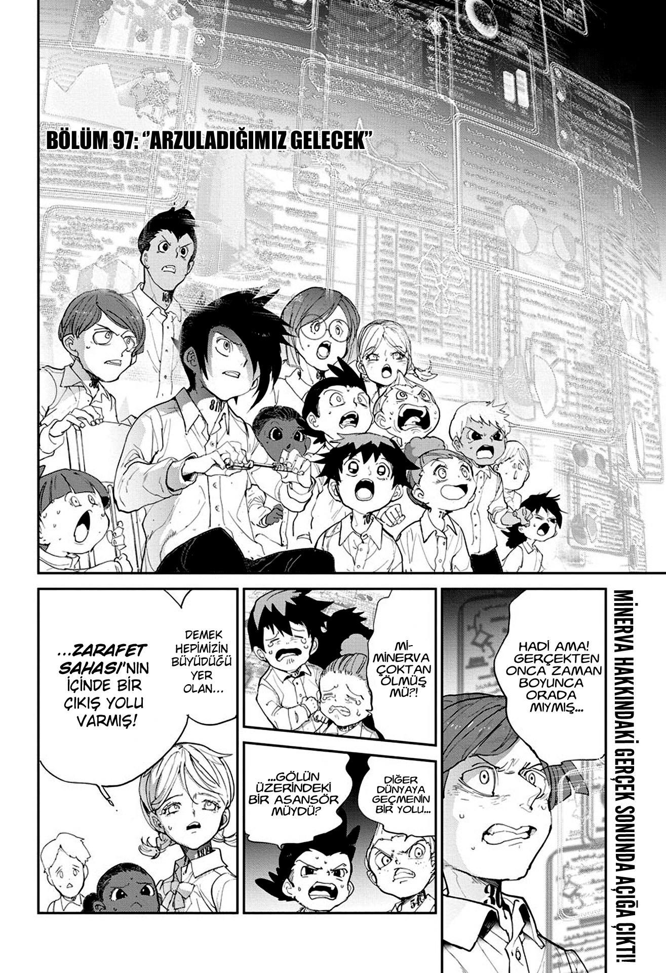 The Promised Neverland mangasının 097 bölümünün 3. sayfasını okuyorsunuz.