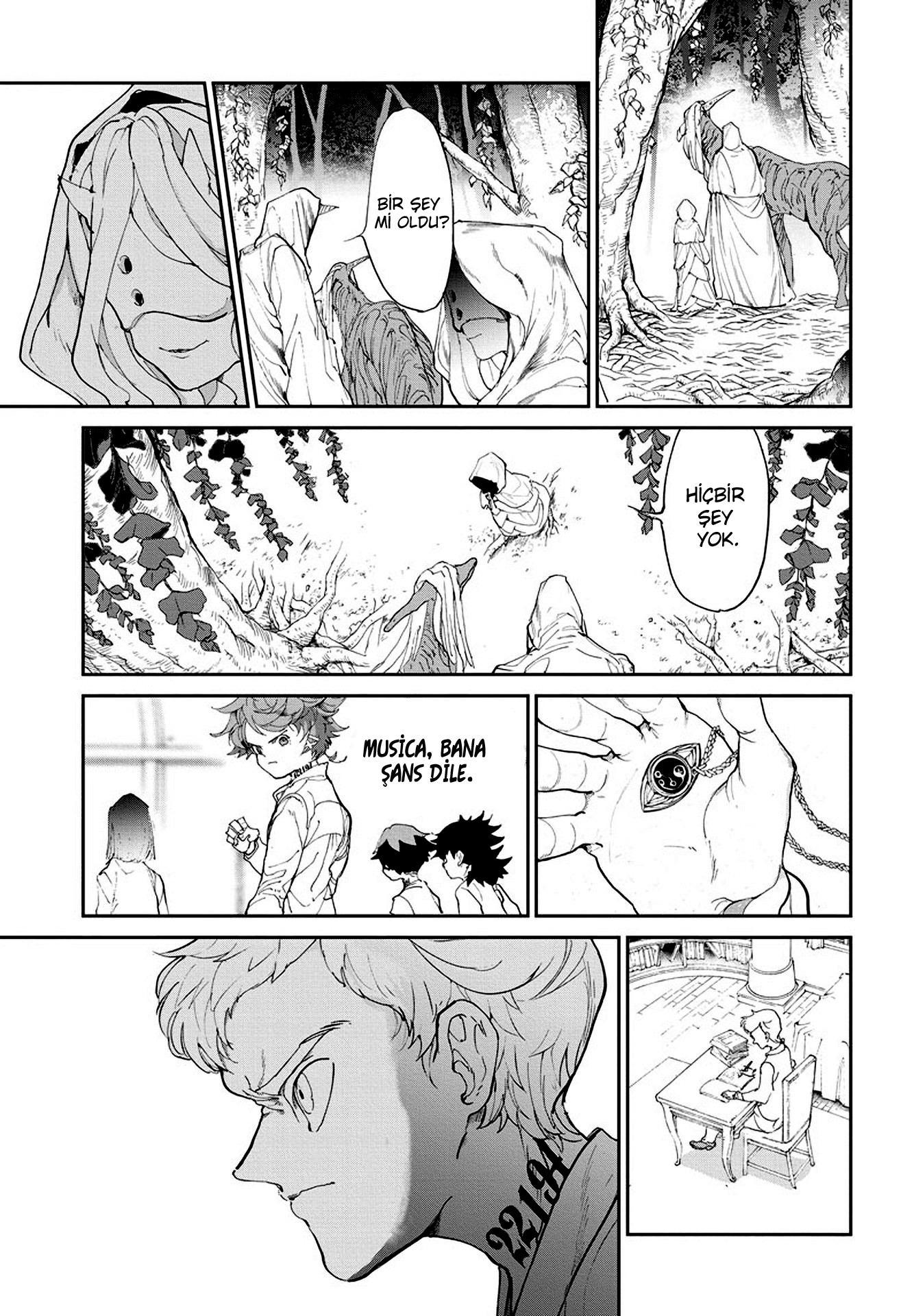 The Promised Neverland mangasının 097 bölümünün 18. sayfasını okuyorsunuz.