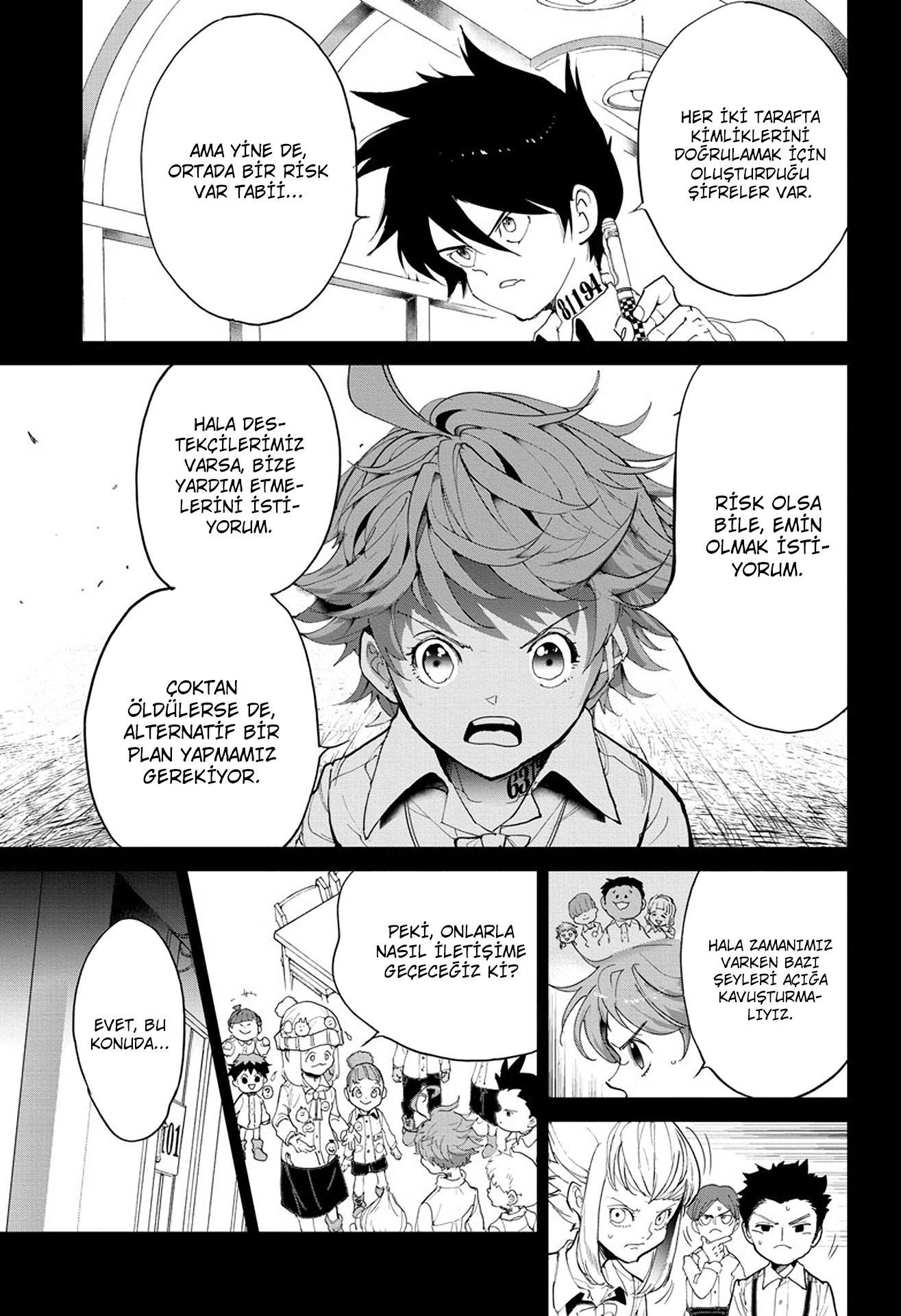 The Promised Neverland mangasının 098 bölümünün 14. sayfasını okuyorsunuz.