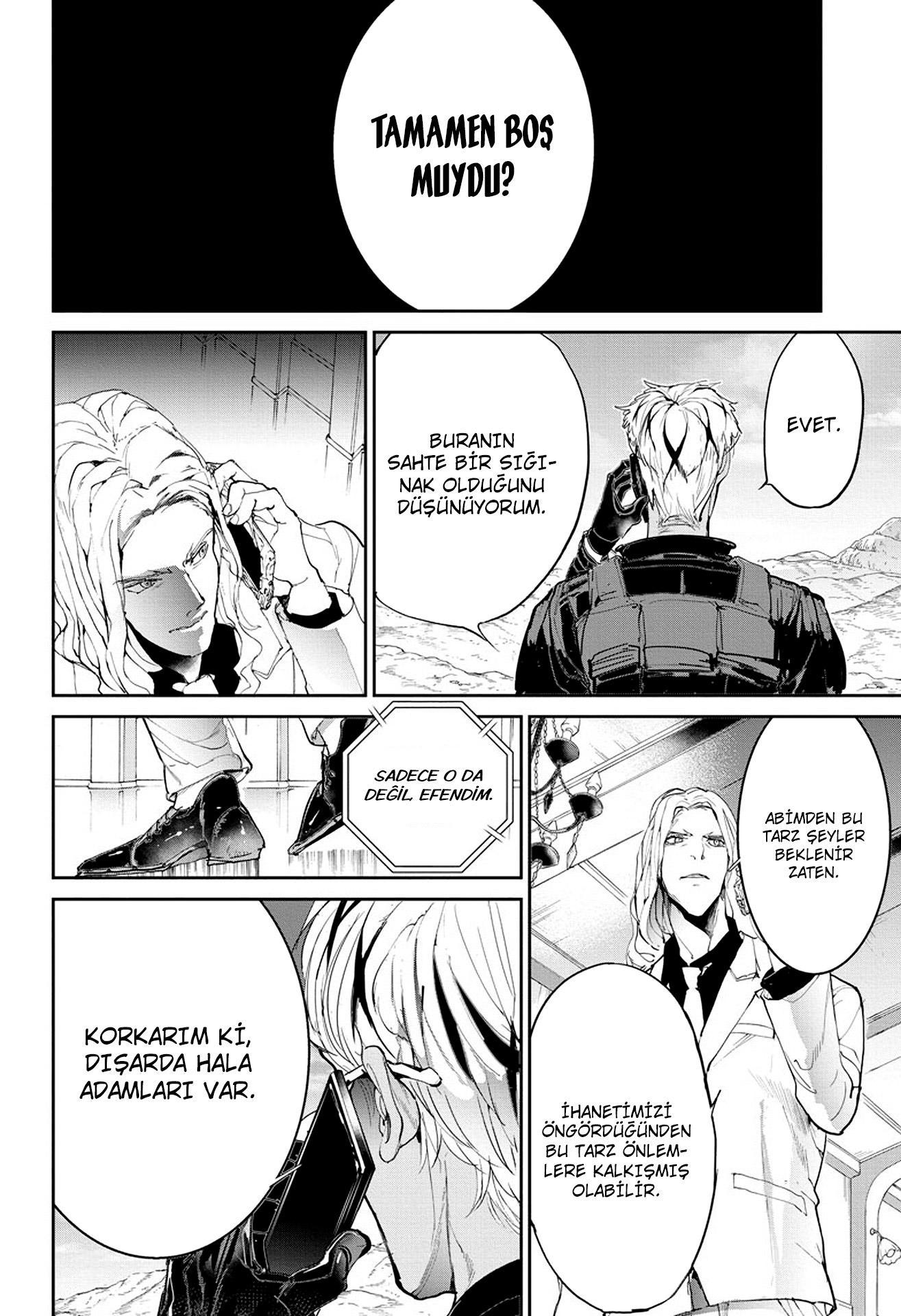 The Promised Neverland mangasının 098 bölümünün 17. sayfasını okuyorsunuz.