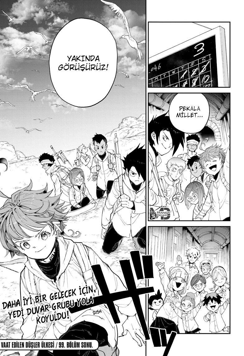 The Promised Neverland mangasının 099 bölümünün 20. sayfasını okuyorsunuz.