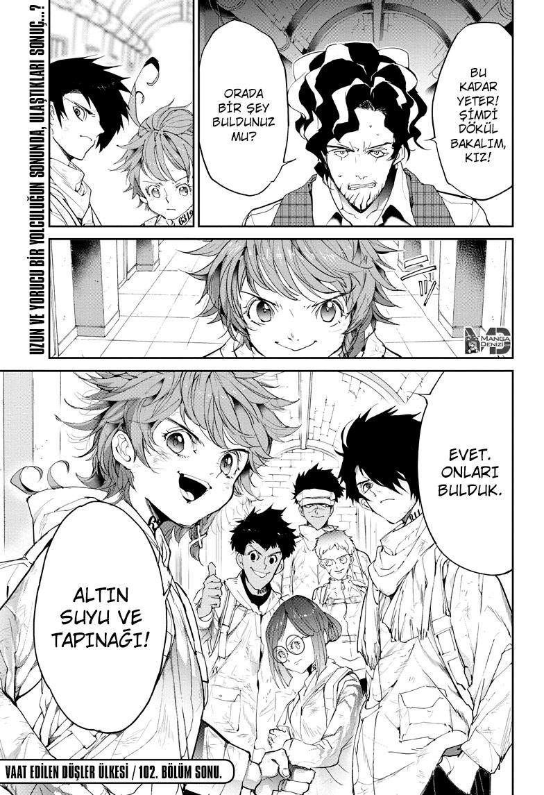 The Promised Neverland mangasının 102 bölümünün 22. sayfasını okuyorsunuz.