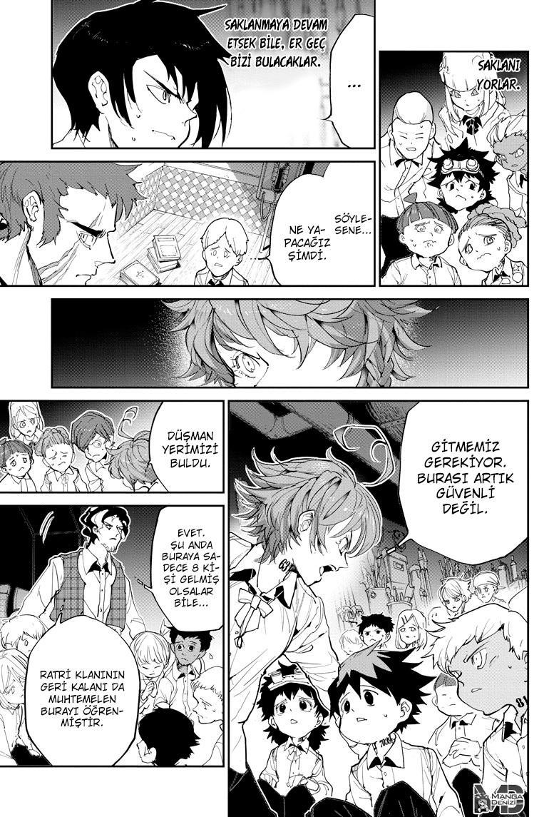 The Promised Neverland mangasının 104 bölümünün 8. sayfasını okuyorsunuz.