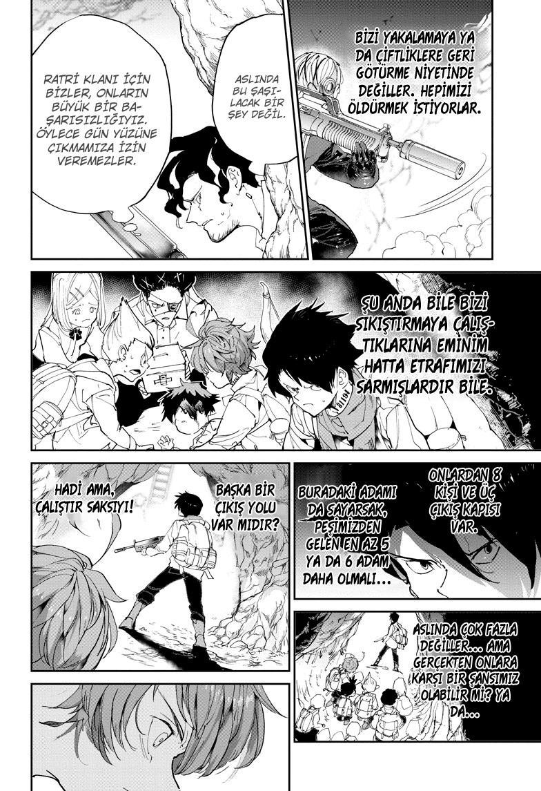 The Promised Neverland mangasının 105 bölümünün 13. sayfasını okuyorsunuz.