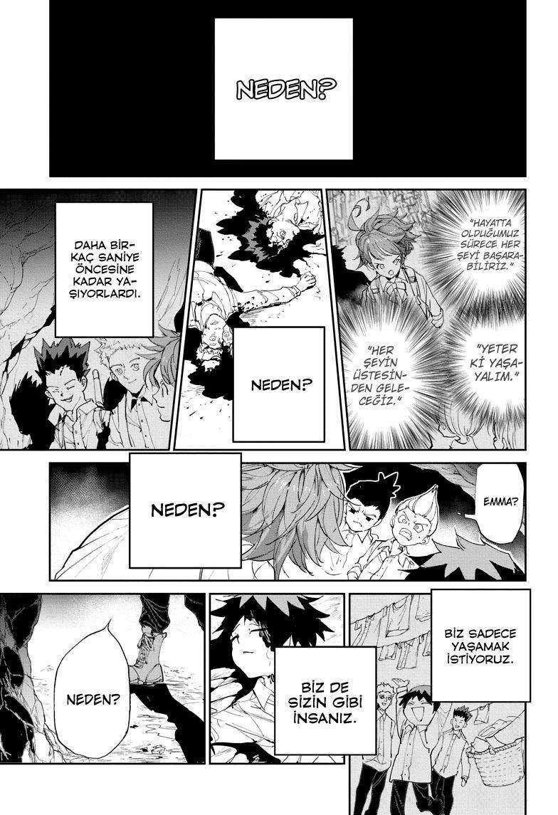 The Promised Neverland mangasının 105 bölümünün 14. sayfasını okuyorsunuz.