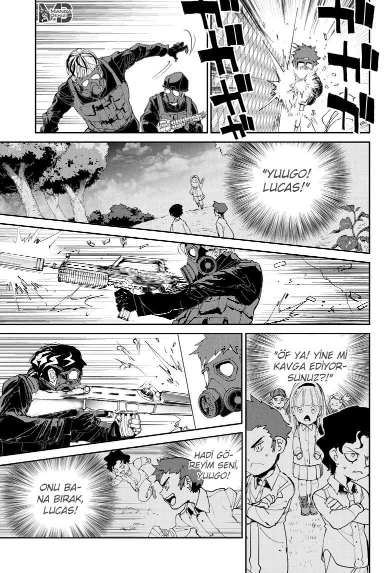 The Promised Neverland mangasının 107 bölümünün 16. sayfasını okuyorsunuz.