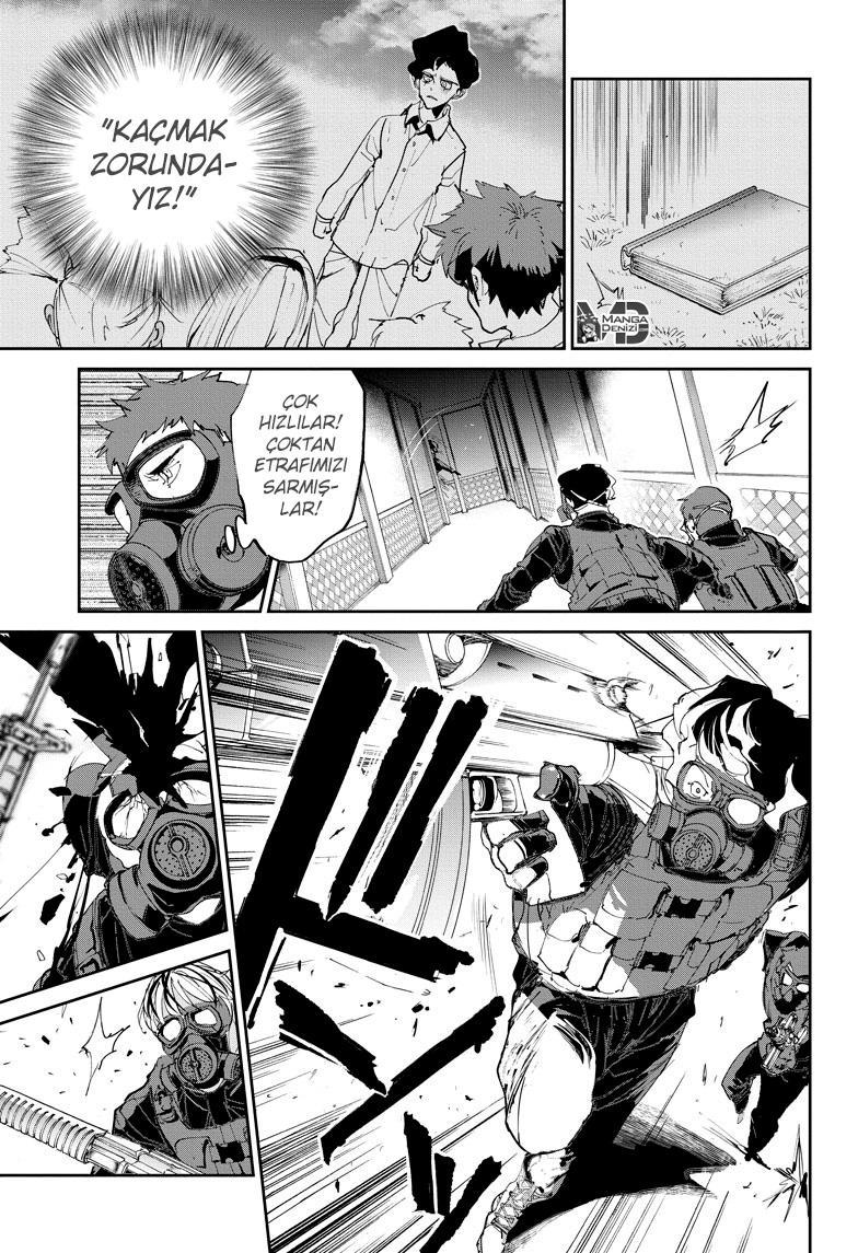 The Promised Neverland mangasının 107 bölümünün 18. sayfasını okuyorsunuz.