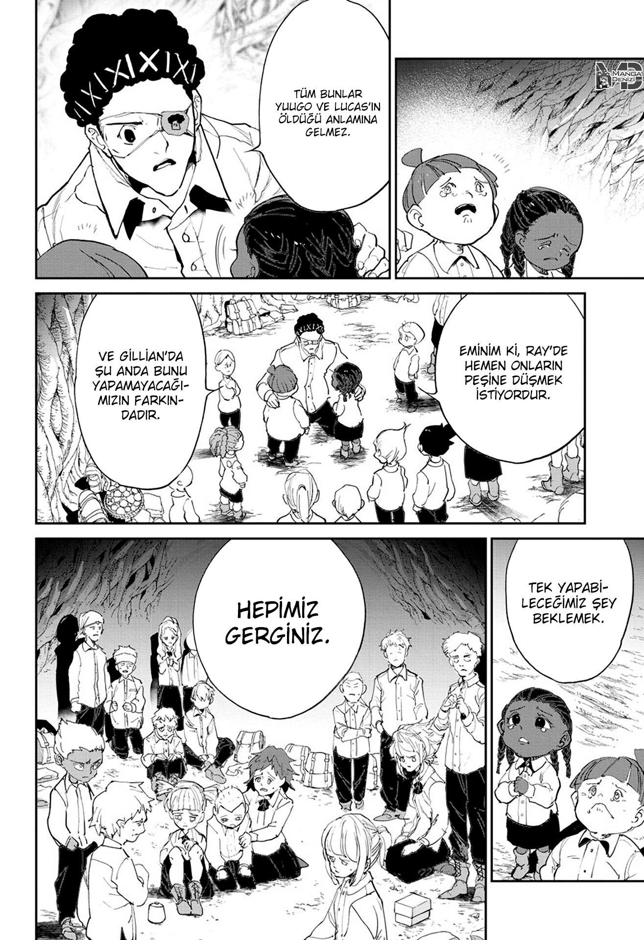 The Promised Neverland mangasının 110 bölümünün 7. sayfasını okuyorsunuz.