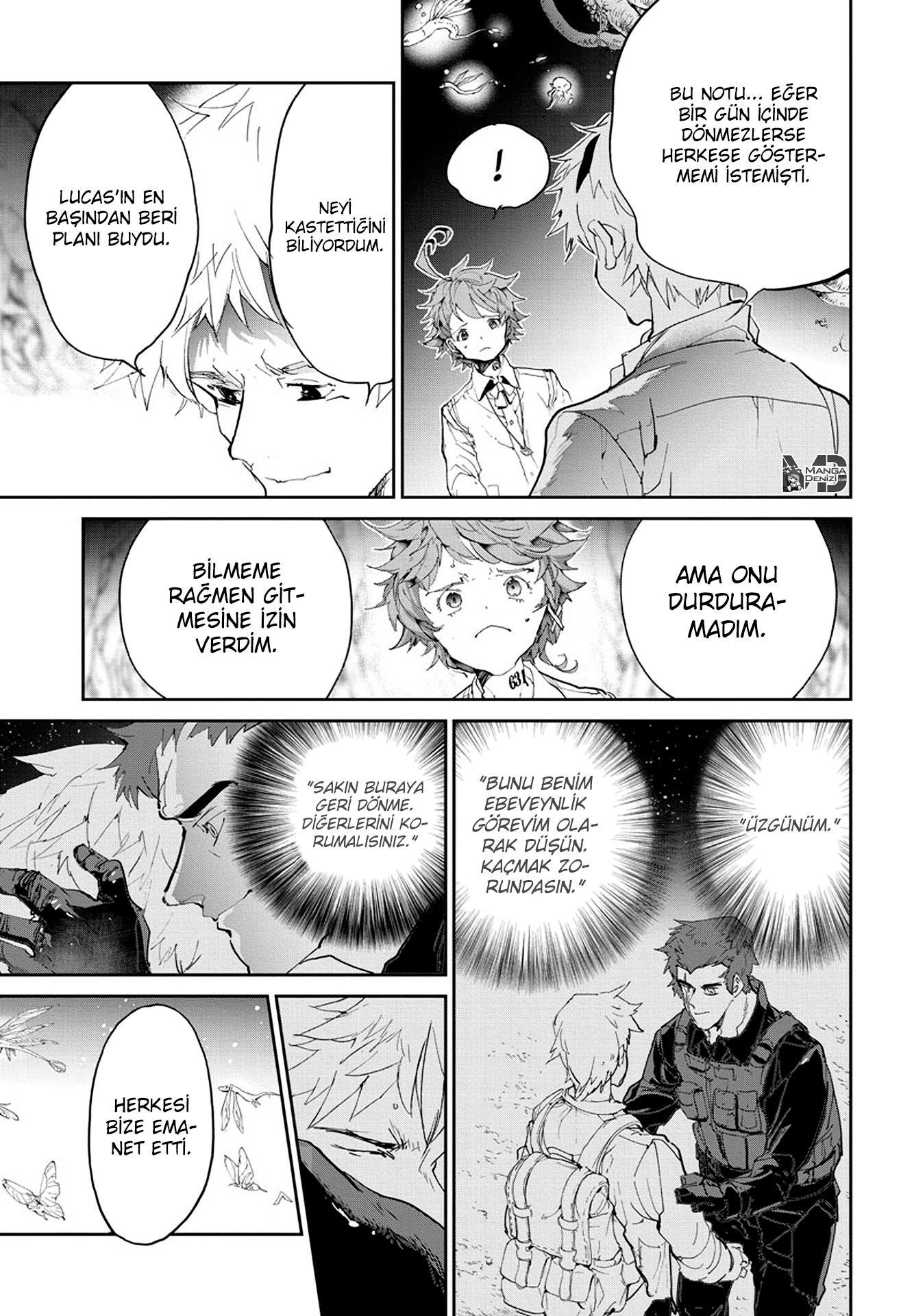 The Promised Neverland mangasının 110 bölümünün 18. sayfasını okuyorsunuz.