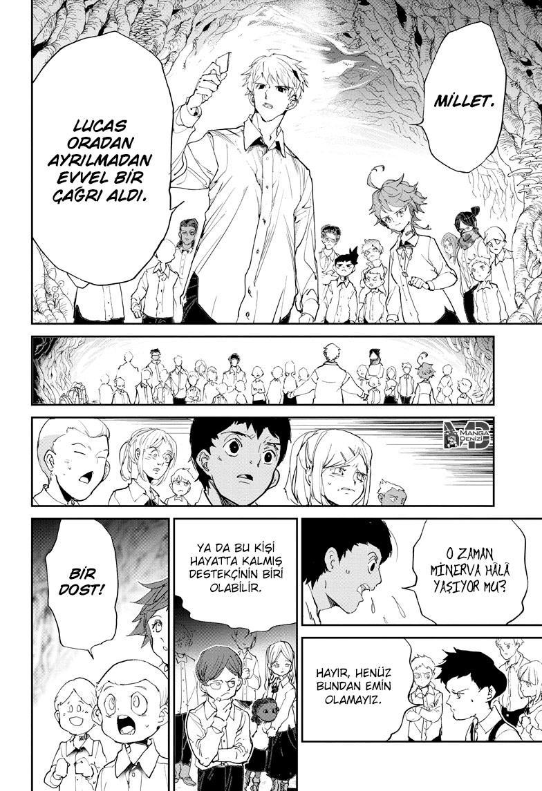 The Promised Neverland mangasının 112 bölümünün 16. sayfasını okuyorsunuz.