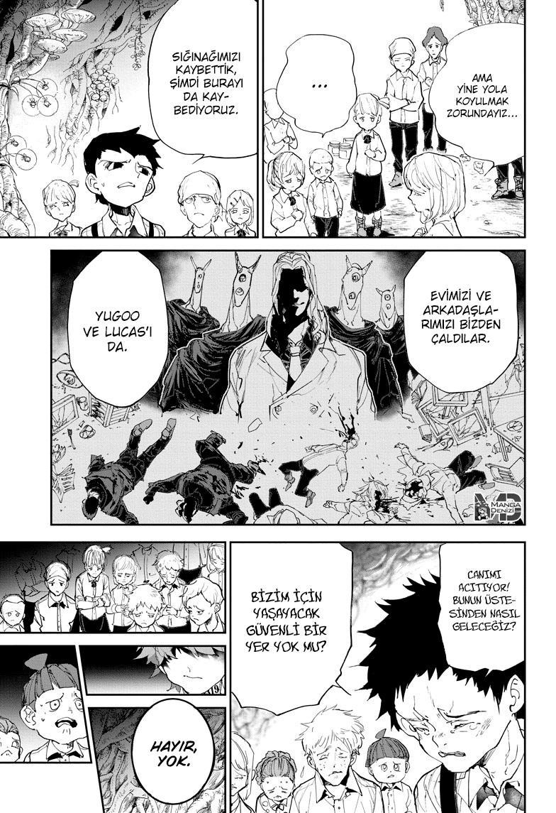 The Promised Neverland mangasının 112 bölümünün 17. sayfasını okuyorsunuz.