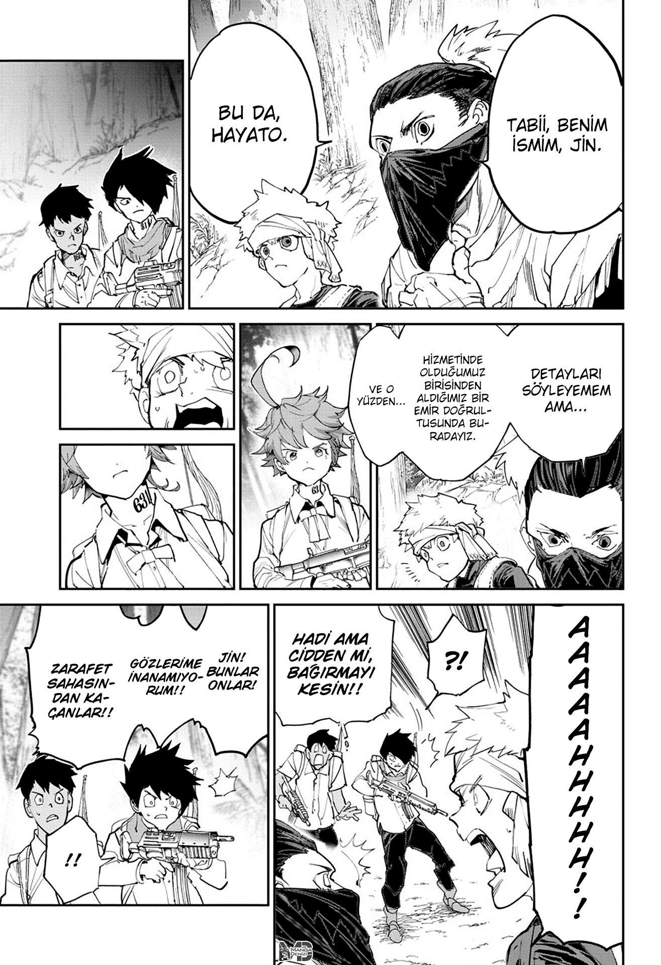 The Promised Neverland mangasının 115 bölümünün 8. sayfasını okuyorsunuz.