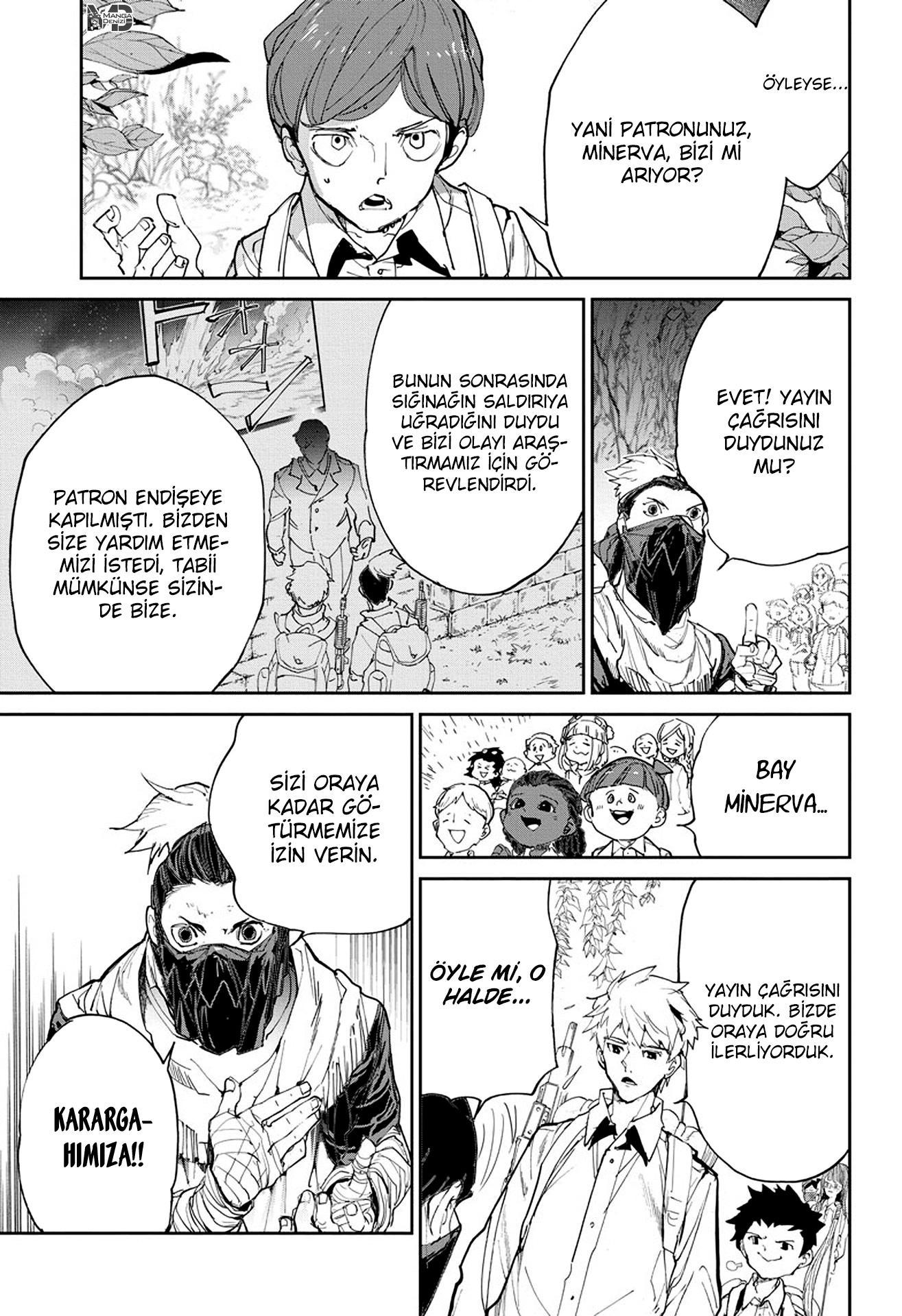 The Promised Neverland mangasının 115 bölümünün 12. sayfasını okuyorsunuz.