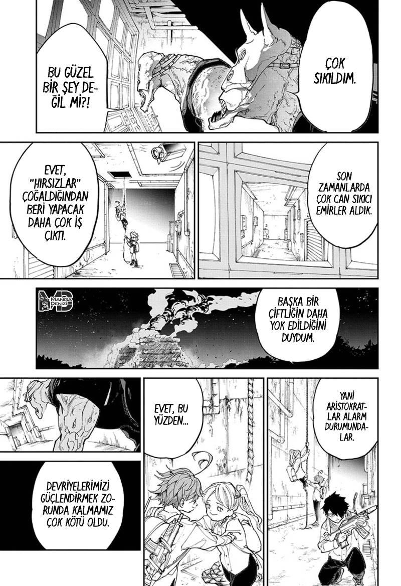 The Promised Neverland mangasının 116 bölümünün 16. sayfasını okuyorsunuz.