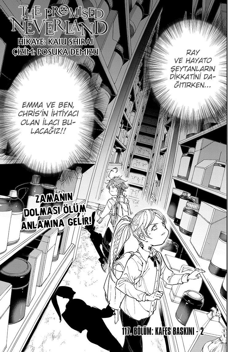 The Promised Neverland mangasının 117 bölümünün 4. sayfasını okuyorsunuz.