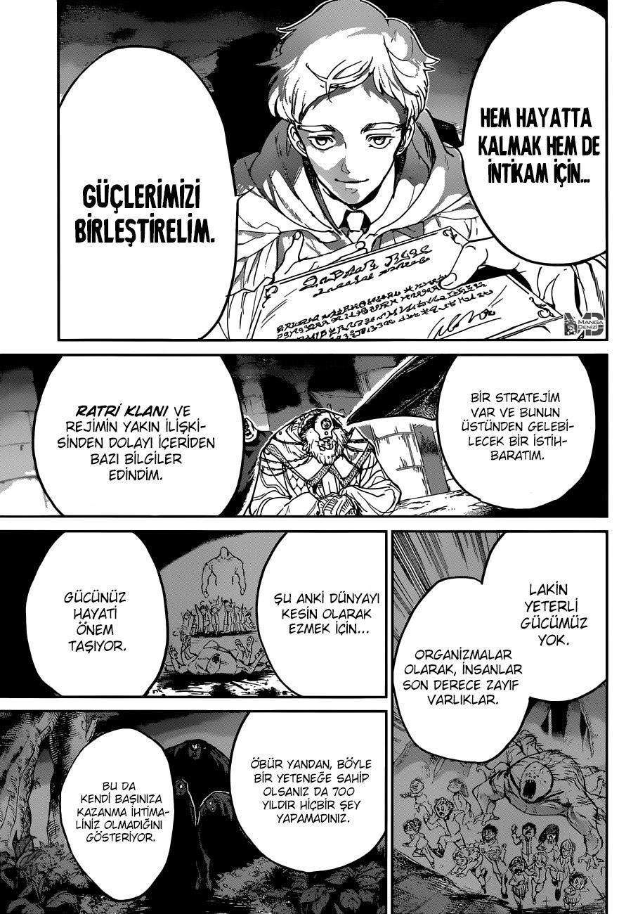 The Promised Neverland mangasının 125 bölümünün 13. sayfasını okuyorsunuz.