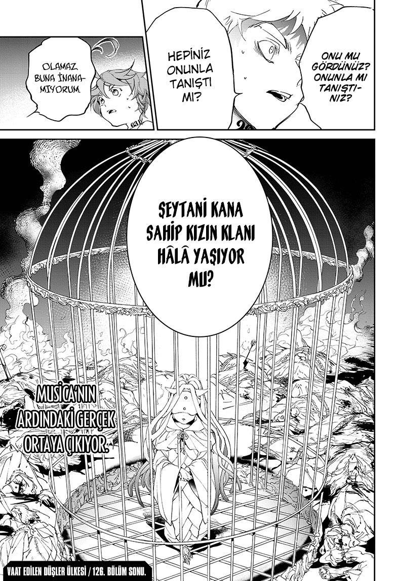 The Promised Neverland mangasının 126 bölümünün 20. sayfasını okuyorsunuz.