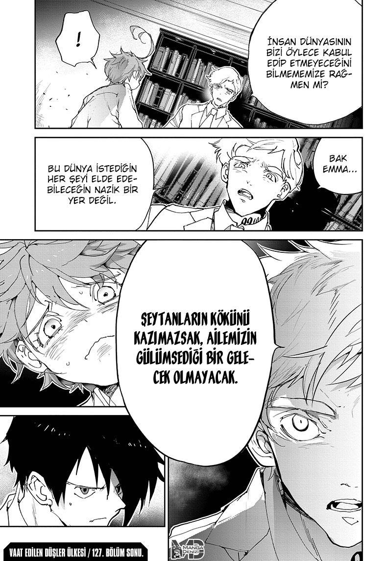 The Promised Neverland mangasının 127 bölümünün 20. sayfasını okuyorsunuz.