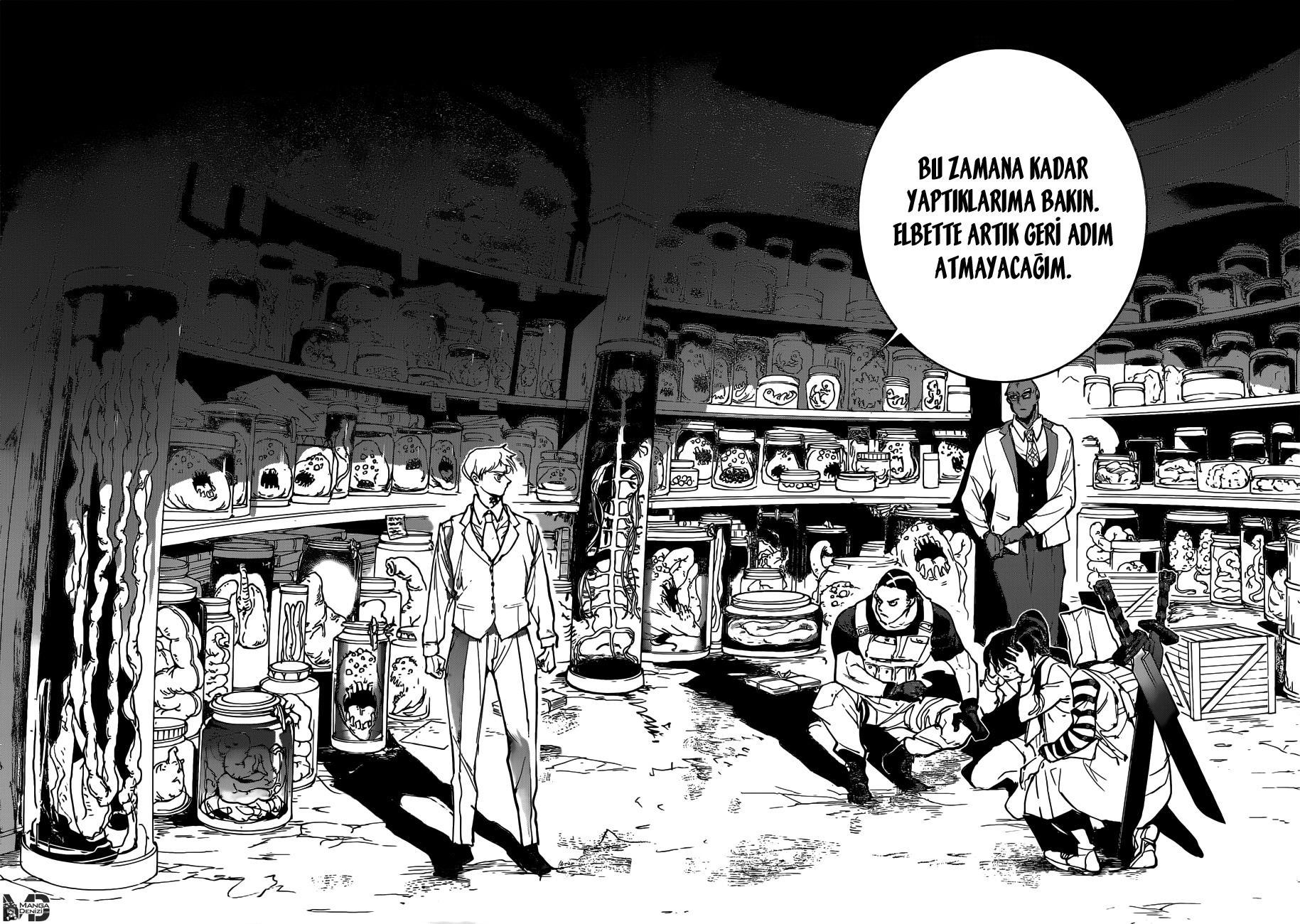 The Promised Neverland mangasının 129 bölümünün 14. sayfasını okuyorsunuz.