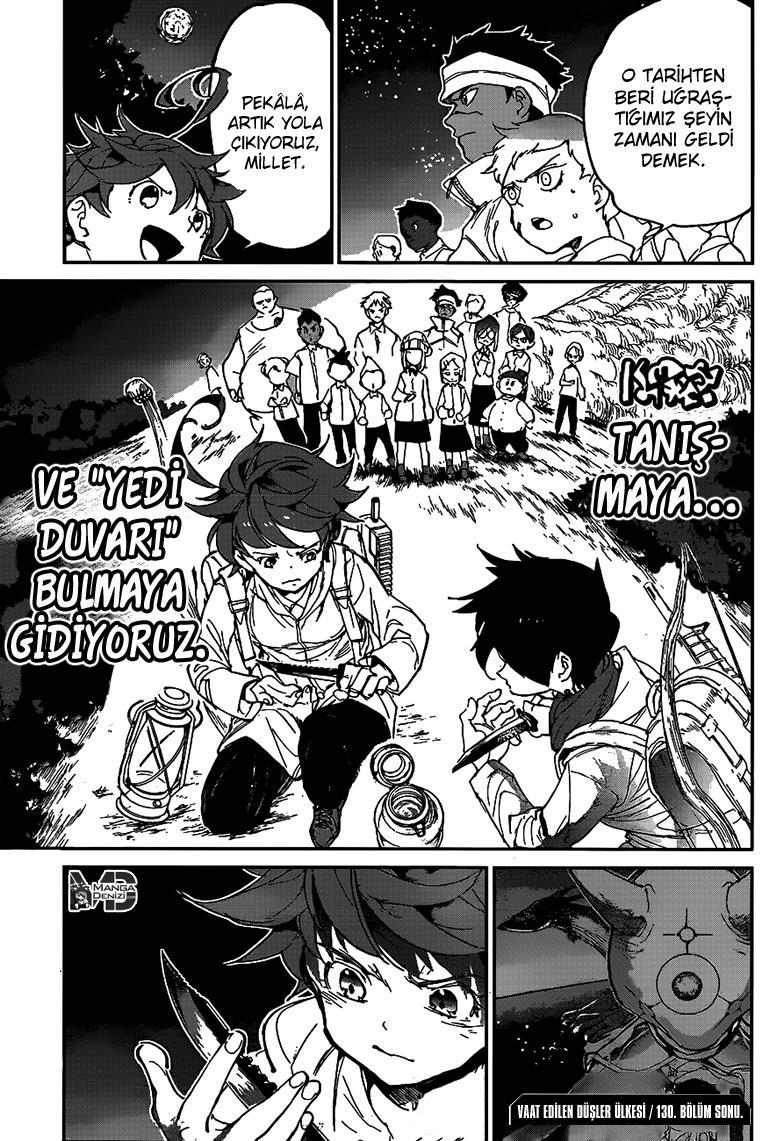 The Promised Neverland mangasının 130 bölümünün 19. sayfasını okuyorsunuz.