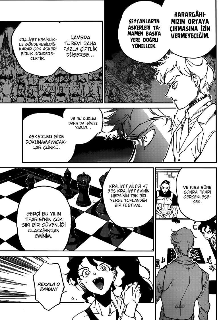 The Promised Neverland mangasının 132 bölümünün 13. sayfasını okuyorsunuz.