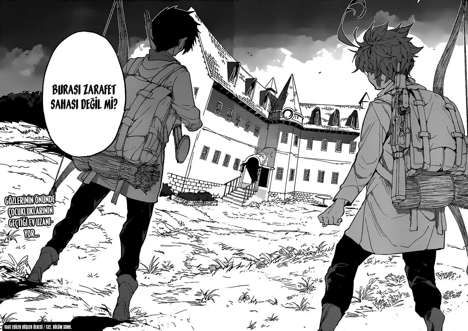 The Promised Neverland mangasının 132 bölümünün 18. sayfasını okuyorsunuz.