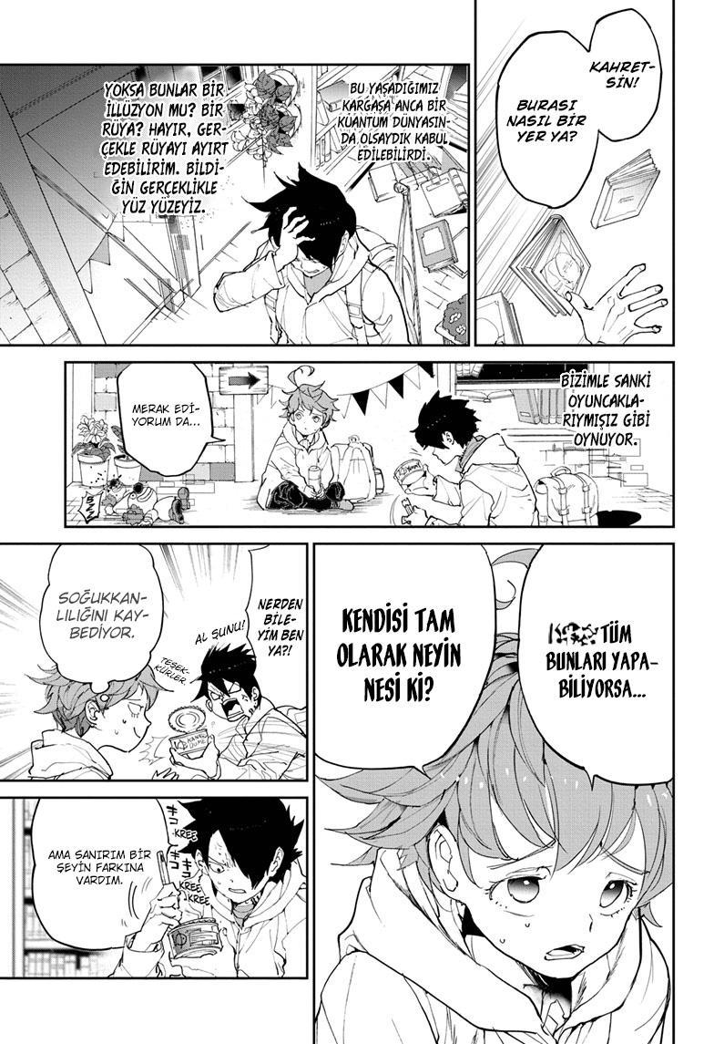 The Promised Neverland mangasının 136 bölümünün 8. sayfasını okuyorsunuz.