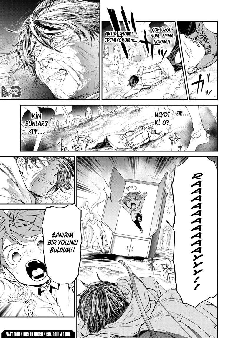 The Promised Neverland mangasının 136 bölümünün 21. sayfasını okuyorsunuz.