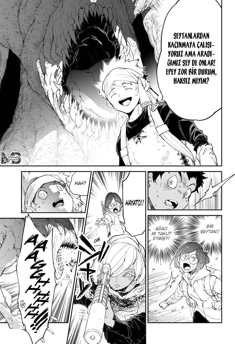 The Promised Neverland mangasının 138 bölümünün 17. sayfasını okuyorsunuz.