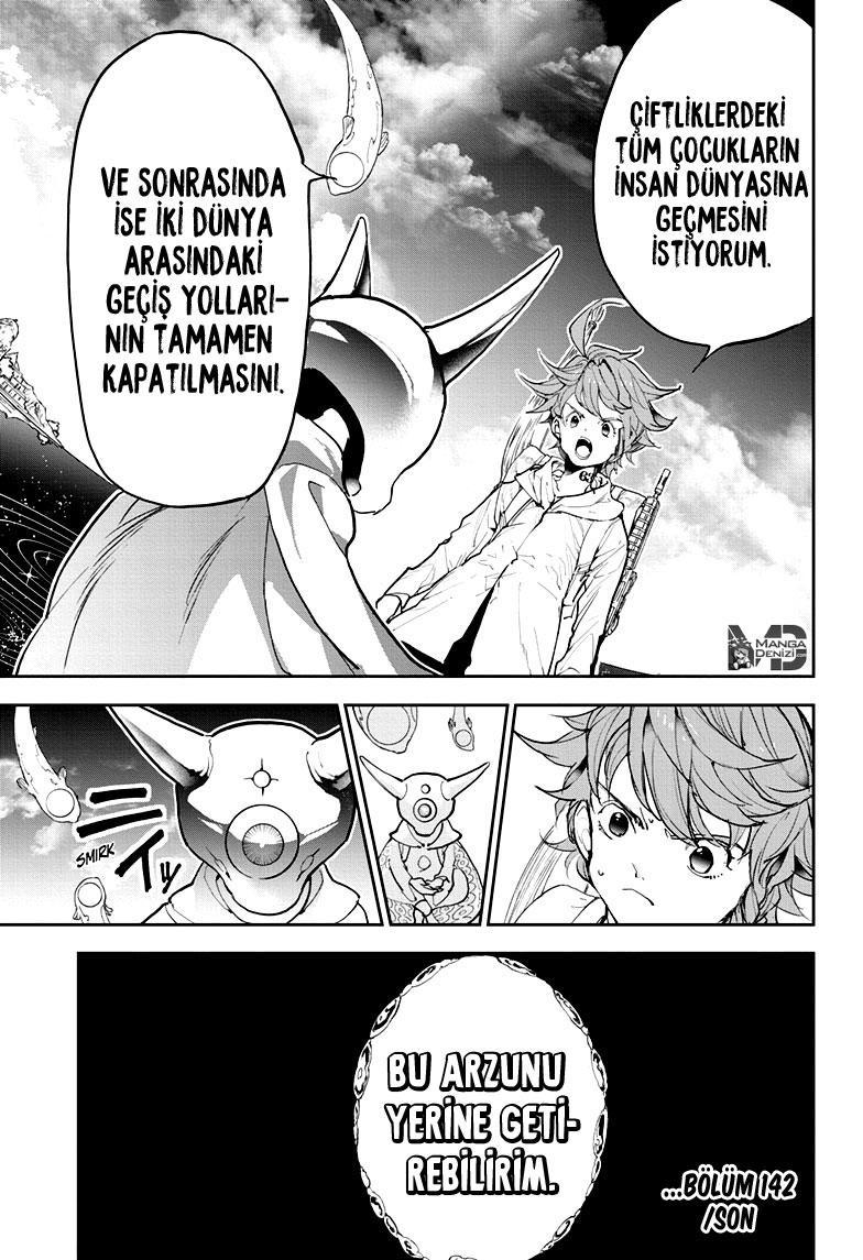 The Promised Neverland mangasının 142 bölümünün 20. sayfasını okuyorsunuz.