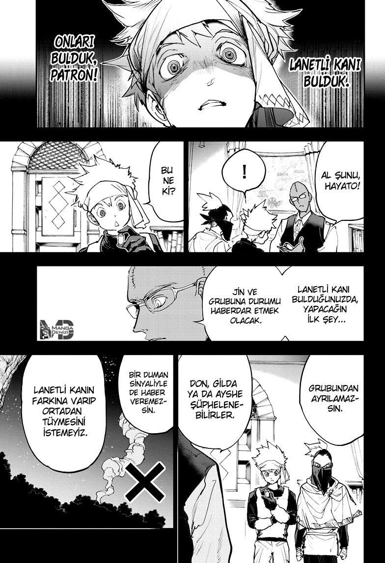 The Promised Neverland mangasının 143 bölümünün 11. sayfasını okuyorsunuz.