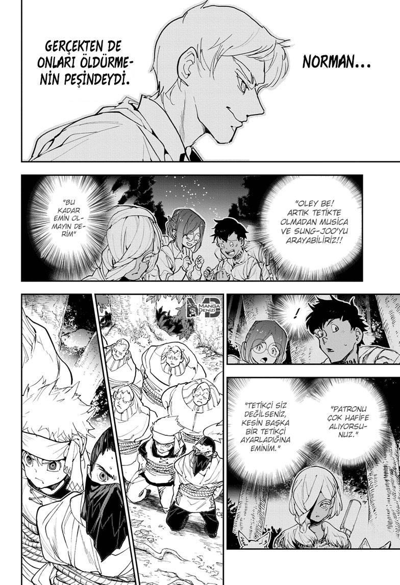 The Promised Neverland mangasının 144 bölümünün 13. sayfasını okuyorsunuz.