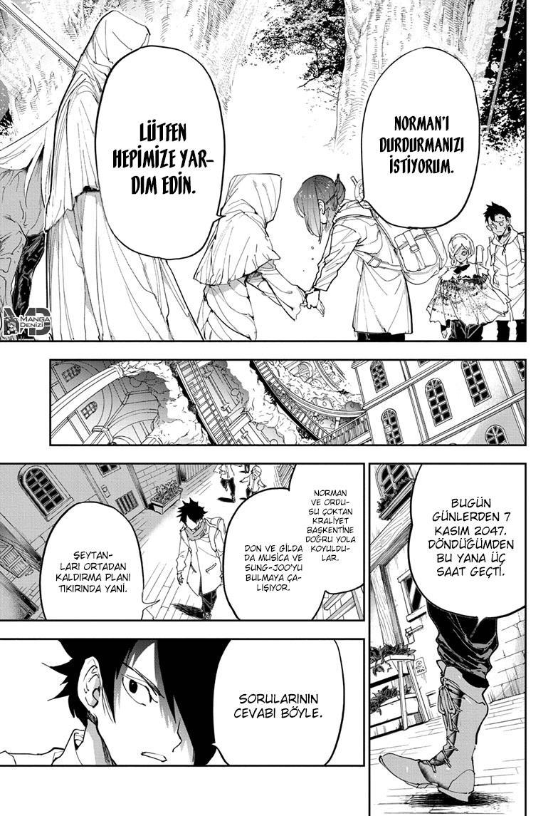 The Promised Neverland mangasının 144 bölümünün 16. sayfasını okuyorsunuz.