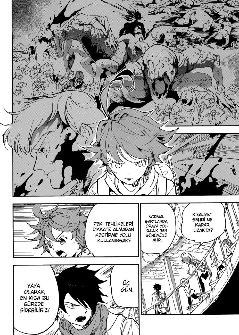 The Promised Neverland mangasının 145 bölümünün 5. sayfasını okuyorsunuz.