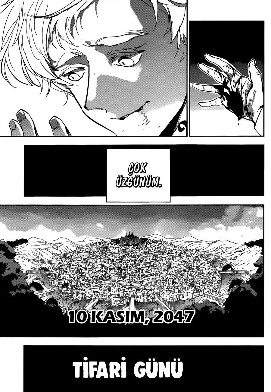 The Promised Neverland mangasının 145 bölümünün 18. sayfasını okuyorsunuz.