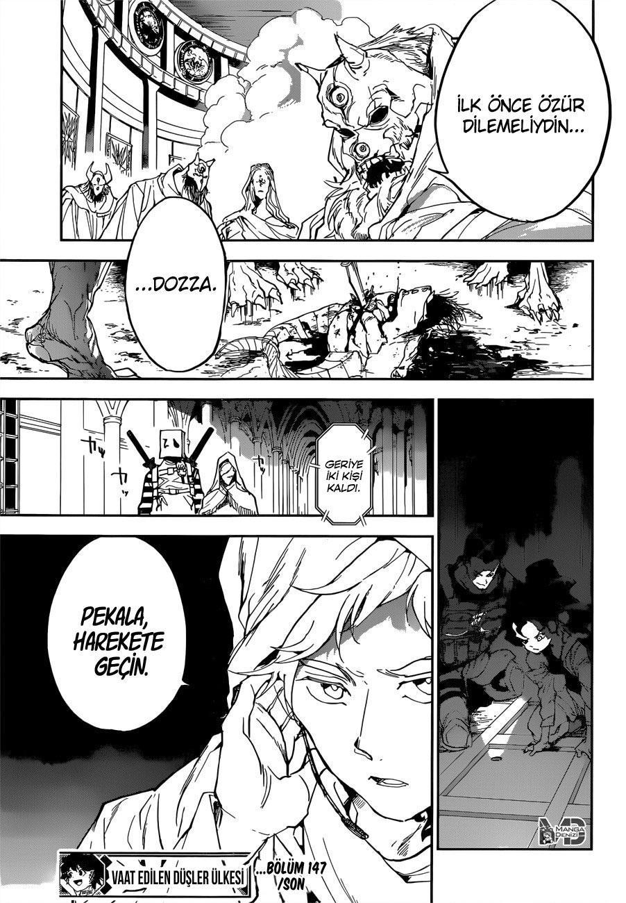 The Promised Neverland mangasının 147 bölümünün 20. sayfasını okuyorsunuz.