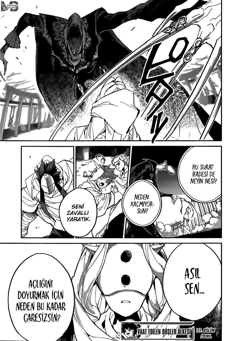 The Promised Neverland mangasının 157 bölümünün 19. sayfasını okuyorsunuz.