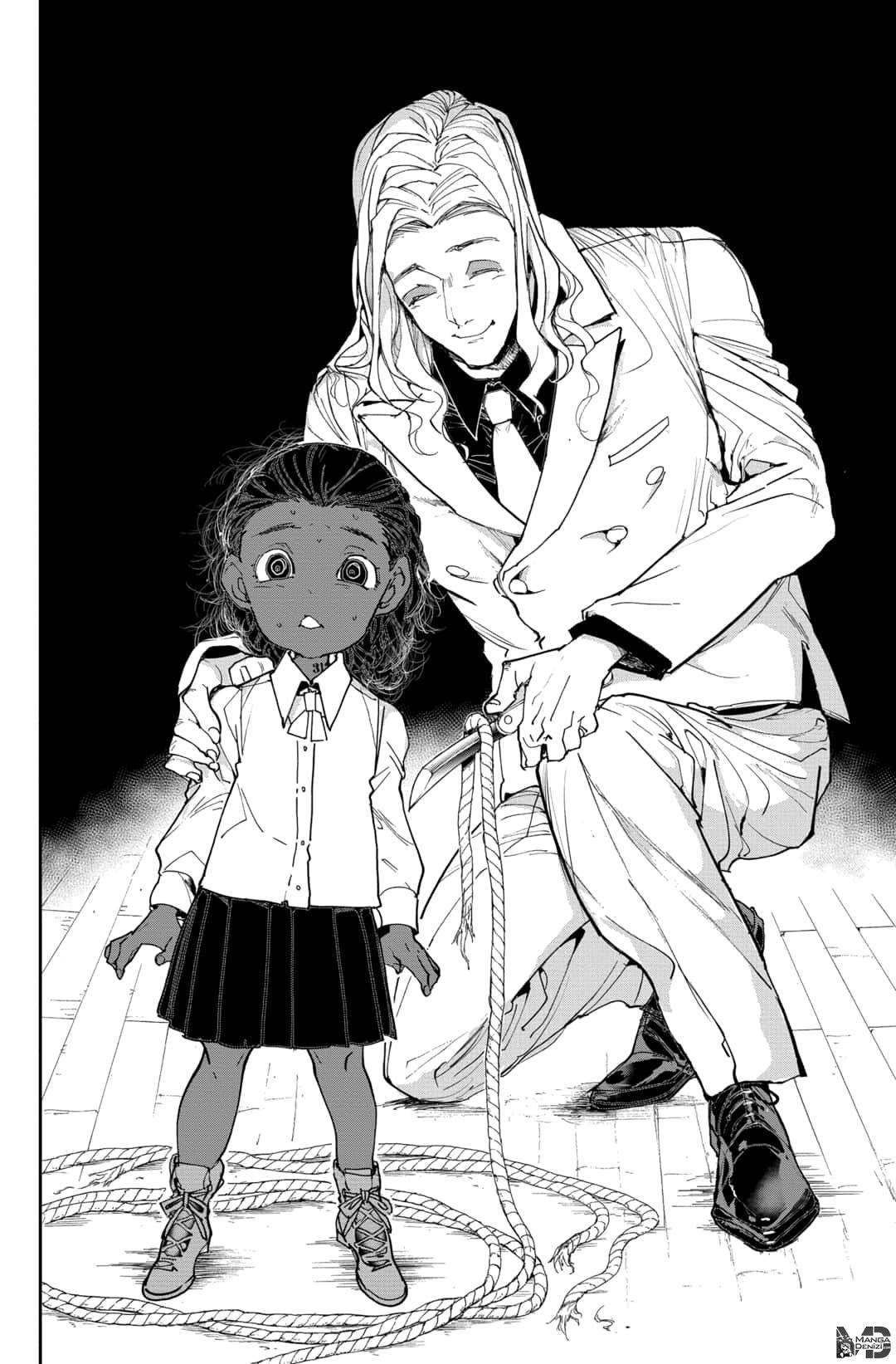 The Promised Neverland mangasının 164 bölümünün 20. sayfasını okuyorsunuz.