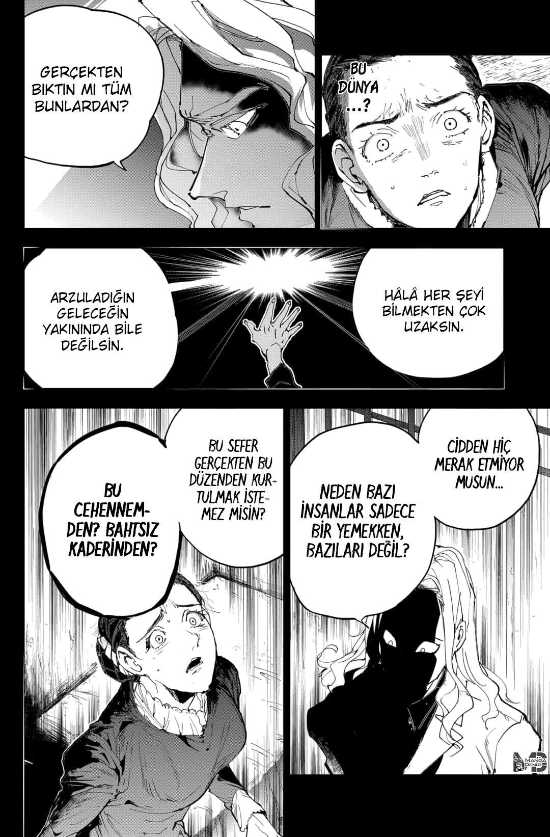 The Promised Neverland mangasının 165 bölümünün 7. sayfasını okuyorsunuz.