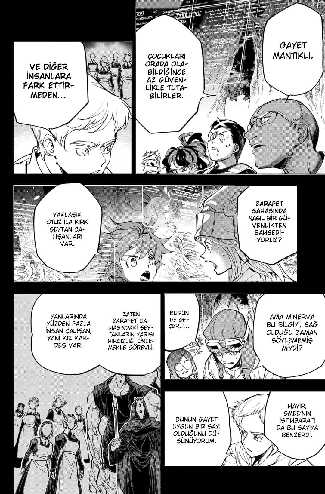 The Promised Neverland mangasının 166 bölümünün 5. sayfasını okuyorsunuz.