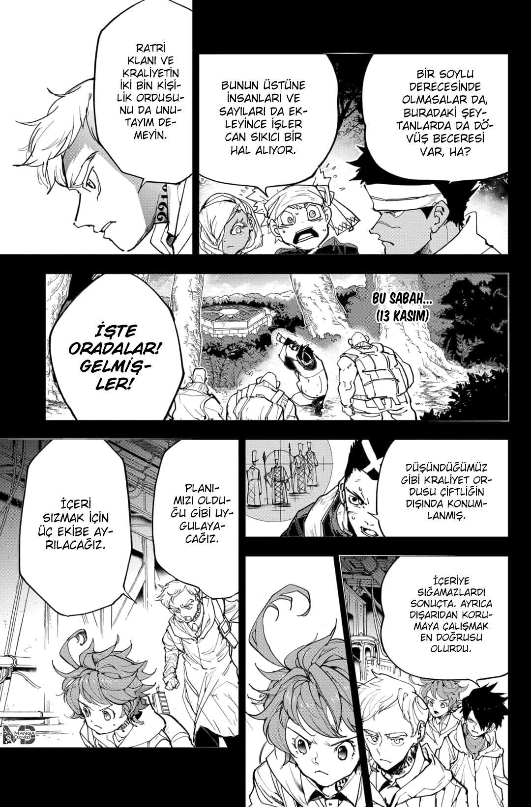 The Promised Neverland mangasının 166 bölümünün 6. sayfasını okuyorsunuz.