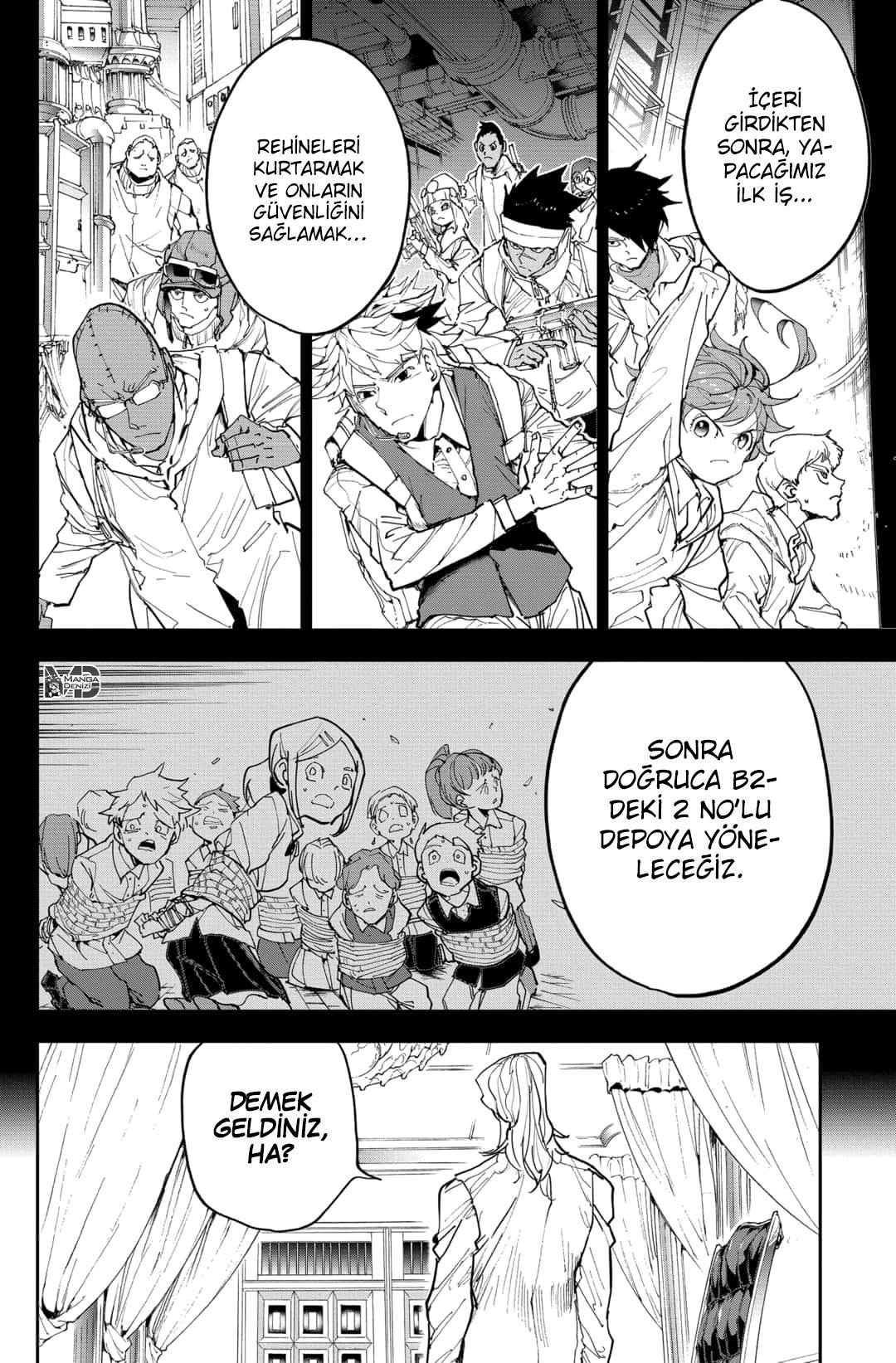 The Promised Neverland mangasının 166 bölümünün 7. sayfasını okuyorsunuz.