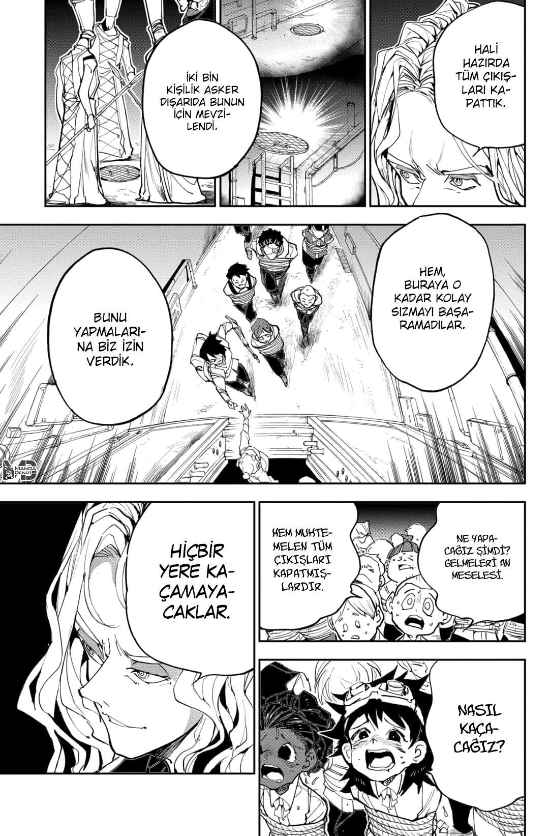 The Promised Neverland mangasının 166 bölümünün 18. sayfasını okuyorsunuz.