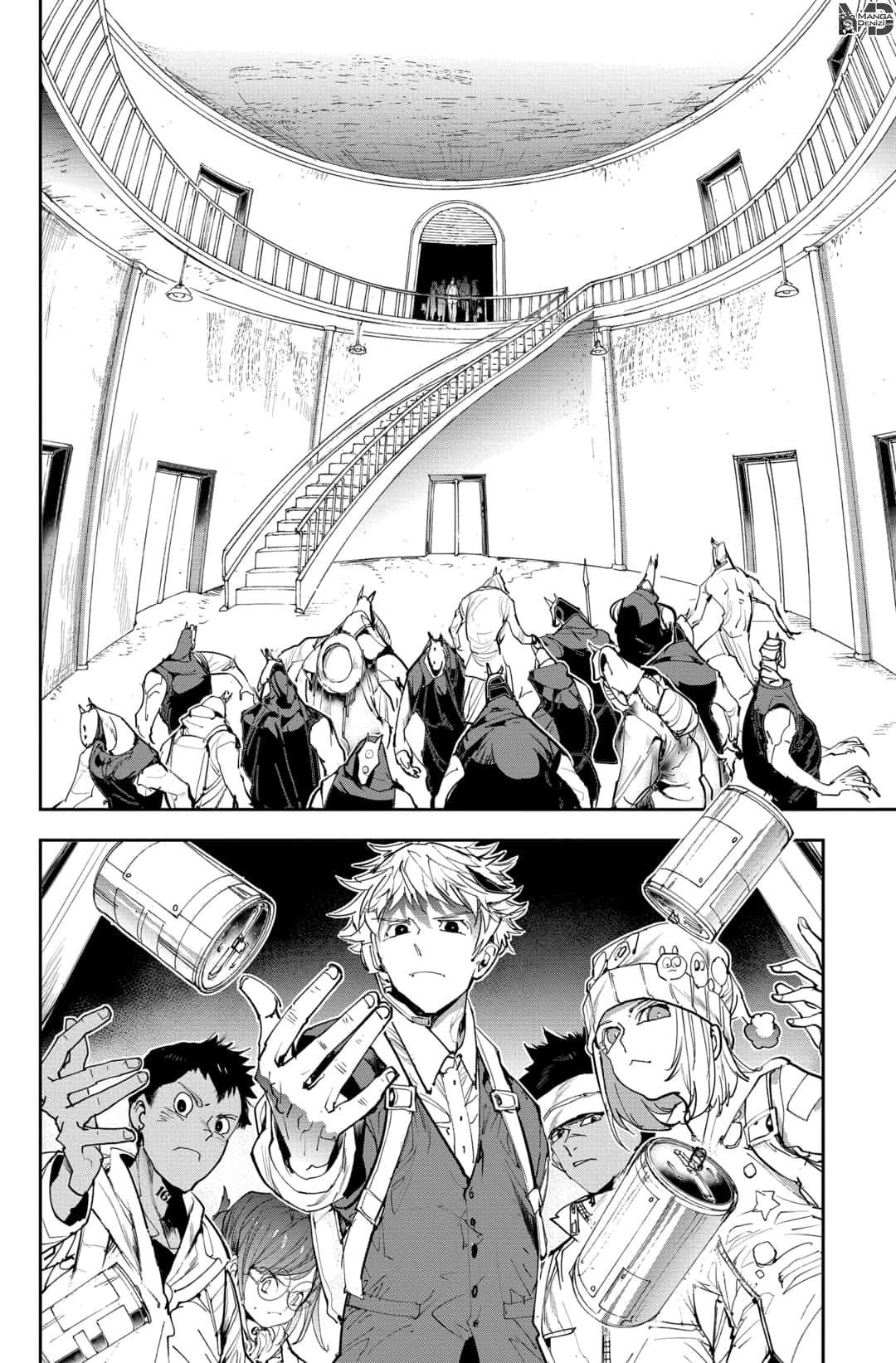 The Promised Neverland mangasının 167 bölümünün 18. sayfasını okuyorsunuz.