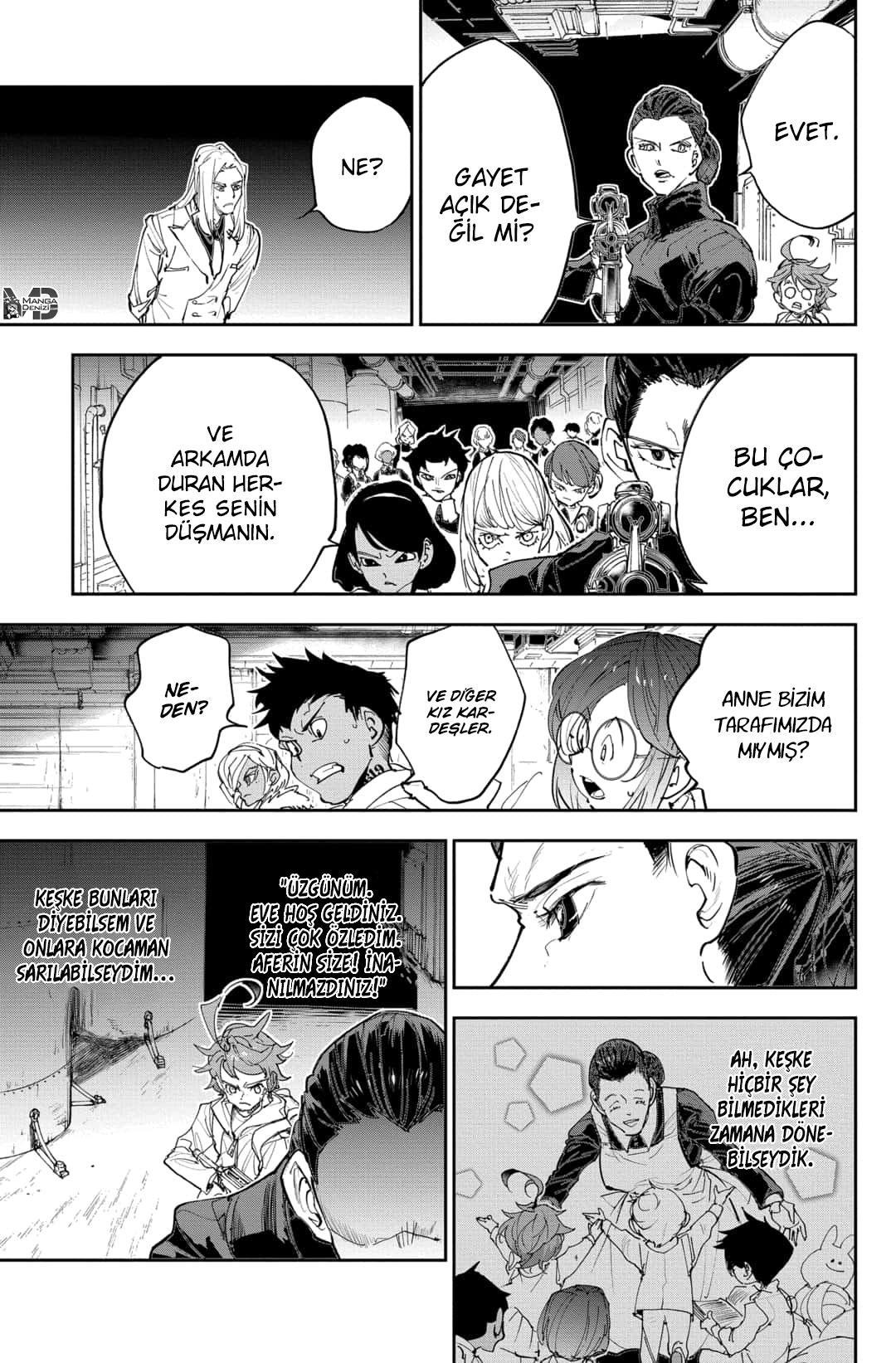 The Promised Neverland mangasının 170 bölümünün 13. sayfasını okuyorsunuz.