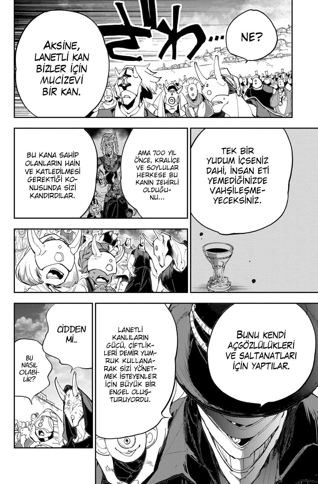 The Promised Neverland mangasının 171 bölümünün 12. sayfasını okuyorsunuz.