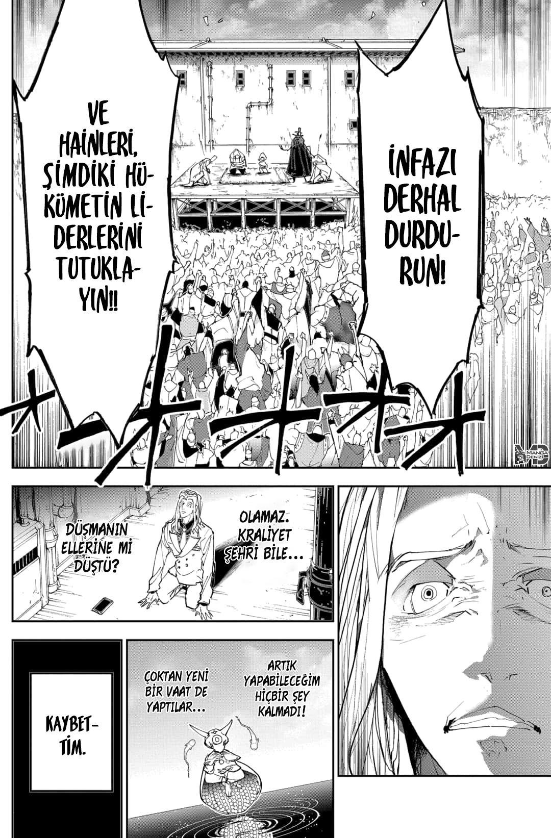 The Promised Neverland mangasının 171 bölümünün 16. sayfasını okuyorsunuz.