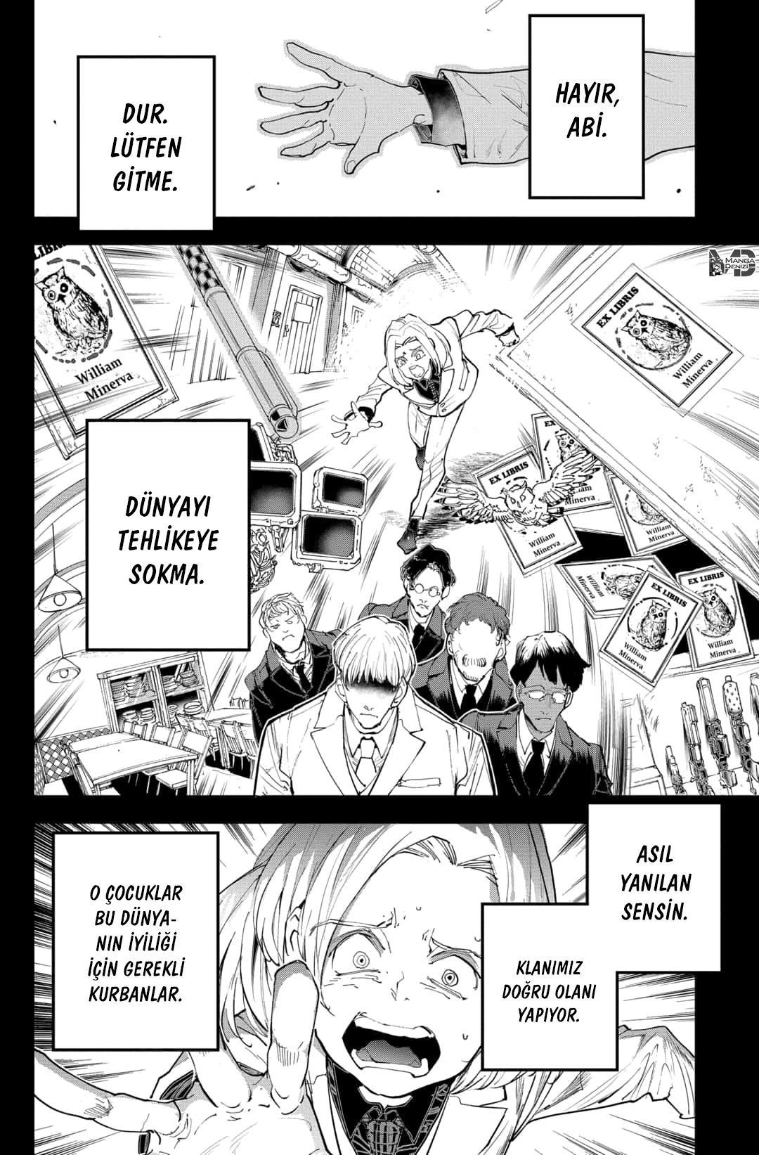 The Promised Neverland mangasının 173 bölümünün 9. sayfasını okuyorsunuz.