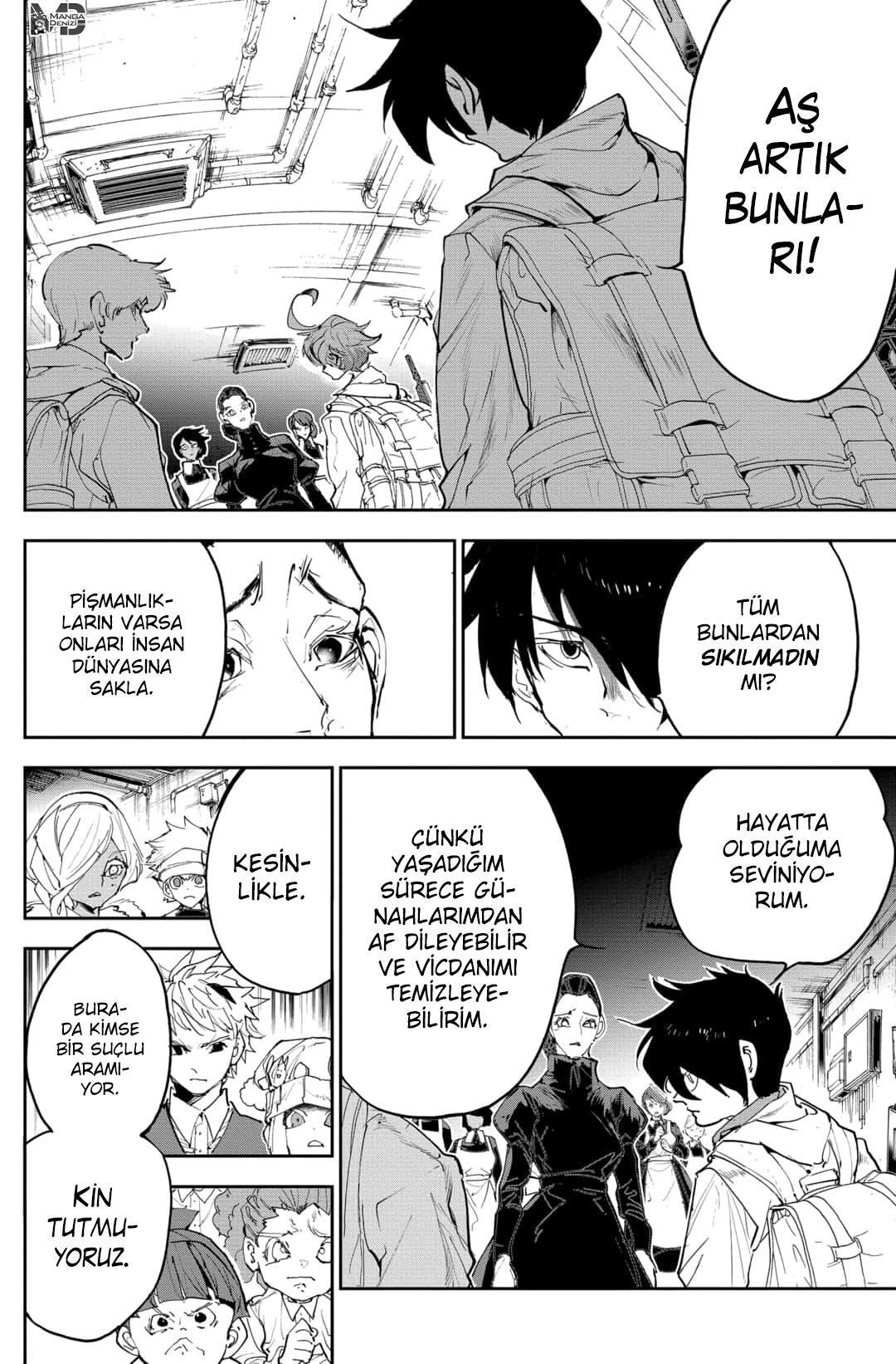 The Promised Neverland mangasının 174 bölümünün 12. sayfasını okuyorsunuz.