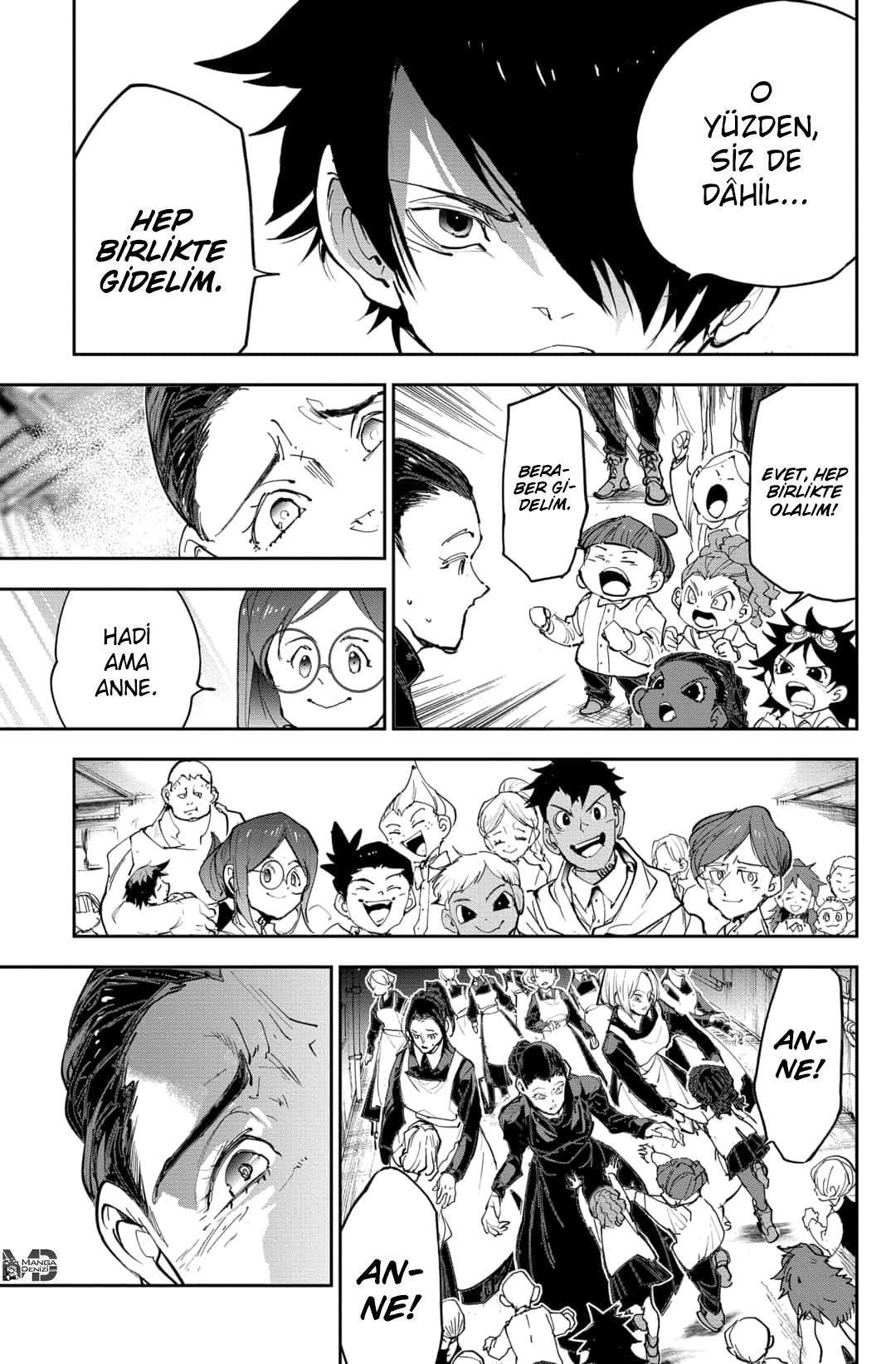 The Promised Neverland mangasının 174 bölümünün 13. sayfasını okuyorsunuz.